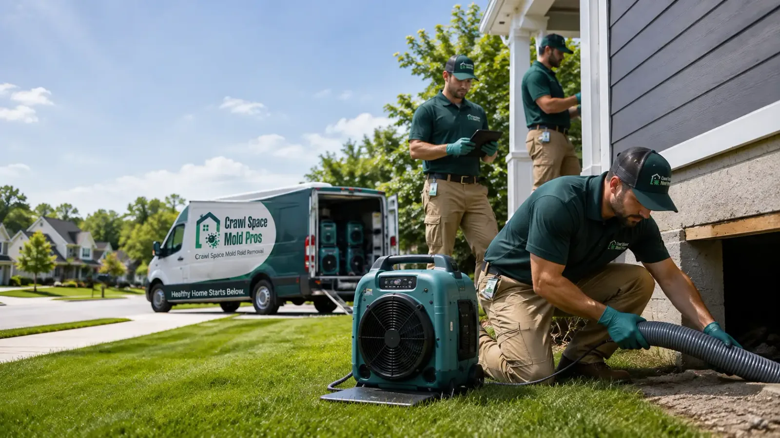 Crawl Space Mold Removal in Page, ND